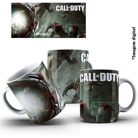 Caneca De Porcelana Presente Ml Call Of Duty Mod Submarino