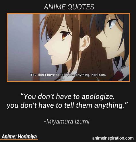 25 Adorable Horimiya Quotes That Are Just So Sweet In 2021 Romantic