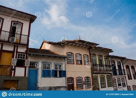 Ouro Preto Brasil O Centro Da Cidade Arquitetura T Pica Patrim