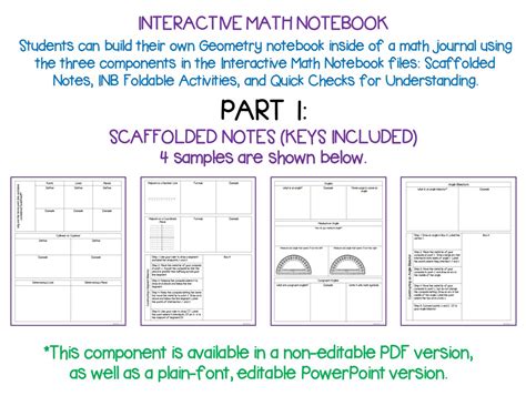 Lines And Angles Guided Notes Presentation And Inb Activities Made