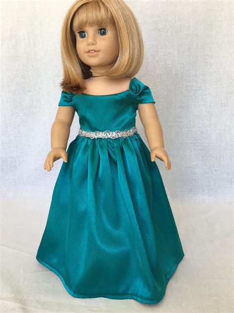 18 Inch Doll Evening Dress 18 Inch Doll Clothes Teal