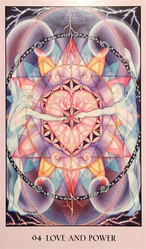 Love And Power From The Sacred Geometry Oracle Card Deck By Francene