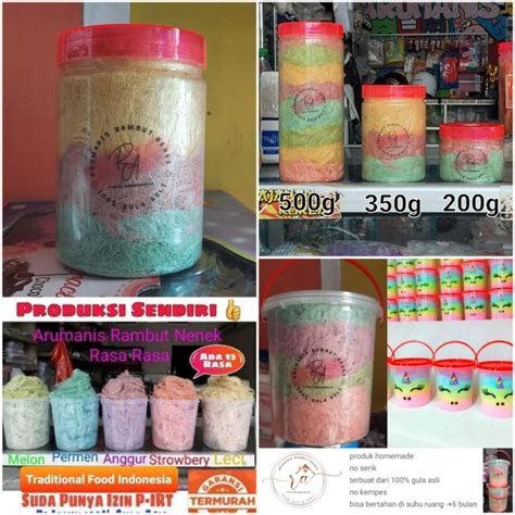 Jual Rambut Nenek 1kg Arumanis Harumanis Free Babblewrap Kardus Jajanan