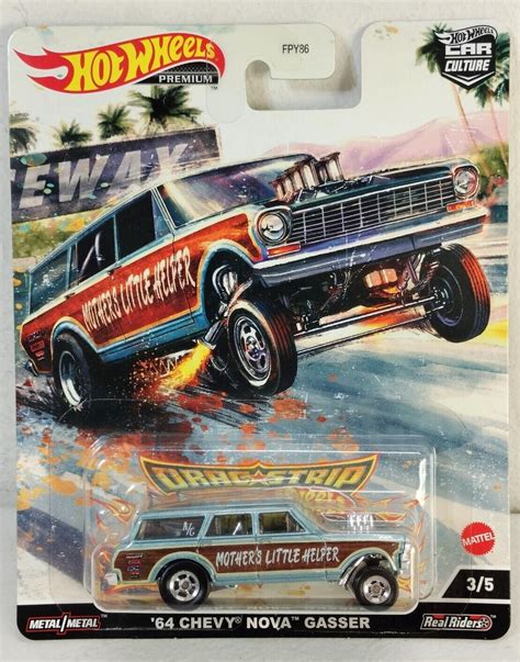 2023 Hot Wheels Premium Car Culture Dragstrip Demons 64 Chevy Nova