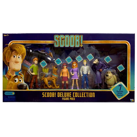 Scooby Doo Deluxe Figure Pack Includes 7 Action Figure Set Walmart