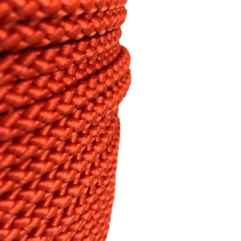 10mm Orange Braided Polypropylene Bondage Rope 250 Metre Reel