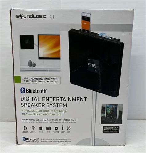 Sound Logic XT Bluetooth Digital Entertainment Speaker System CD Player