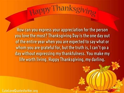 Thanksgiving Love Quotes For Him - ShortQuotes.cc