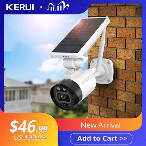 Kerui P Mp Solar Wireless Battery Camera Wifi Outdoor Security Ip