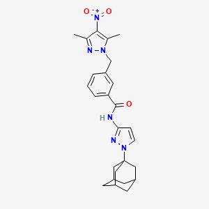 N Adamantyl H Pyrazol Yl Nitro Dimethyl H Pyrazol