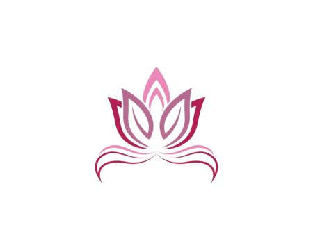 Lotus Symbol Vector Icon Illustration Summer Isolated Concept Vector