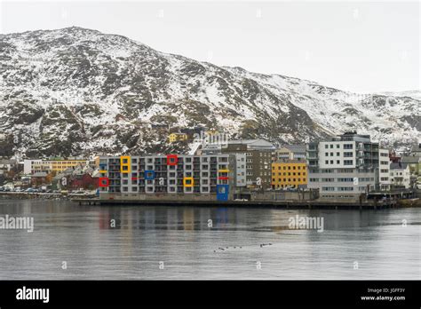 Hammerfest Finnmark County Northern Norway Stock Photo Alamy