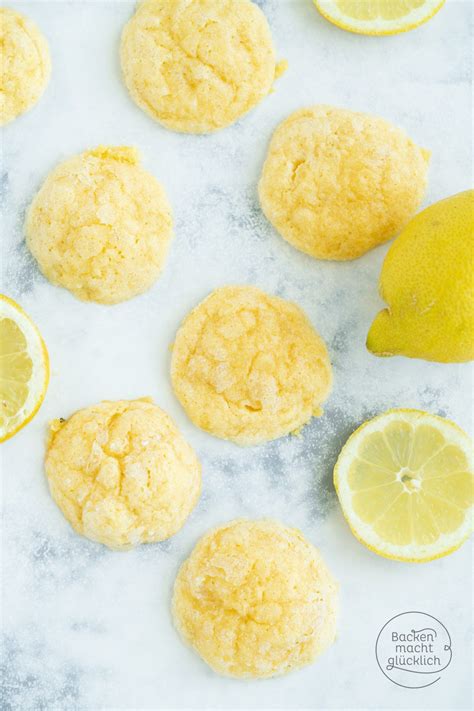 Saftige Lemon Cookies Zitronenkekse Backen Macht Gl Cklich Rezept