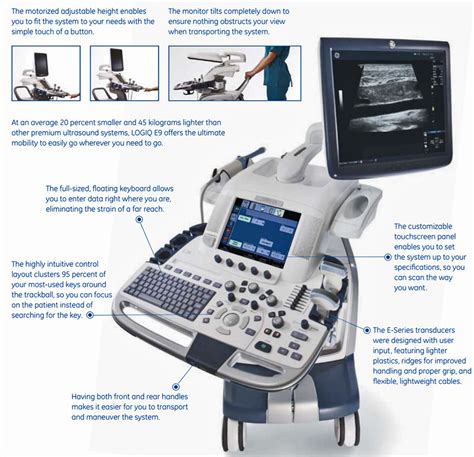 GE LOGIQ E9 Ultrasound Machine