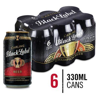 Carling Black Label Can 6 X 330ml Smart Price Specials PnP Home