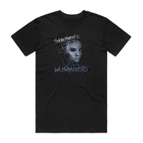 Tokio Hotel Humanoid Album Cover T-Shirt Black