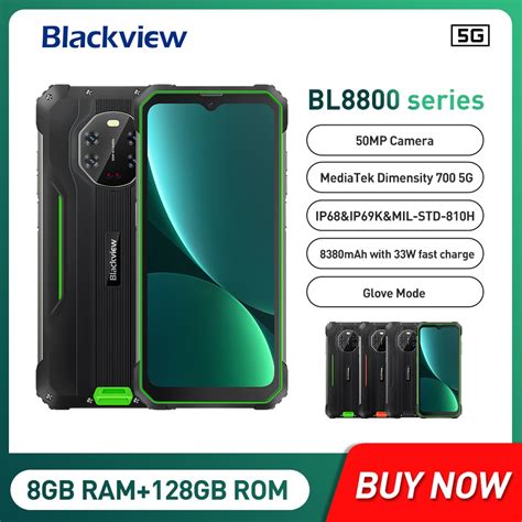 Blackview Bl G Rugged Phone Ip Night Vision Camera Smartphone