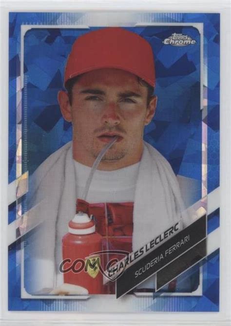 2021 Topps Chrome Sapphire Edition Formula 1 F1 Racers Charles Leclerc