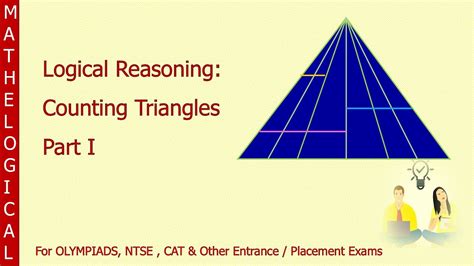 Logical Reasoning Counting Triangles Part I YouTube