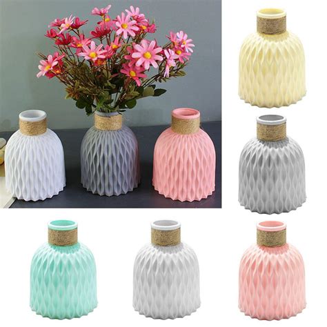 Cheap Home Decoration Nordic Style Plastic Vase Flower Arrangement