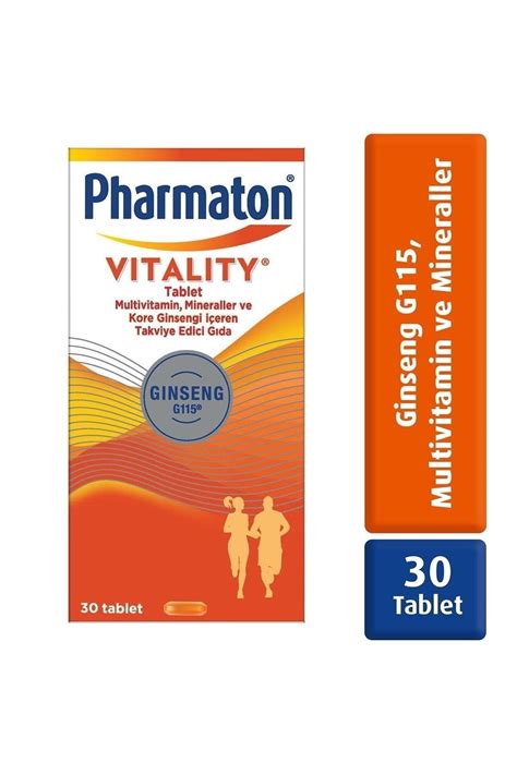 Pharmaton Vitality 30 Tablet Ginseng G115 Multivitamin Ve Mineraller