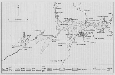 Solway Firth North Shore Dumfries And Galloway Geoguide