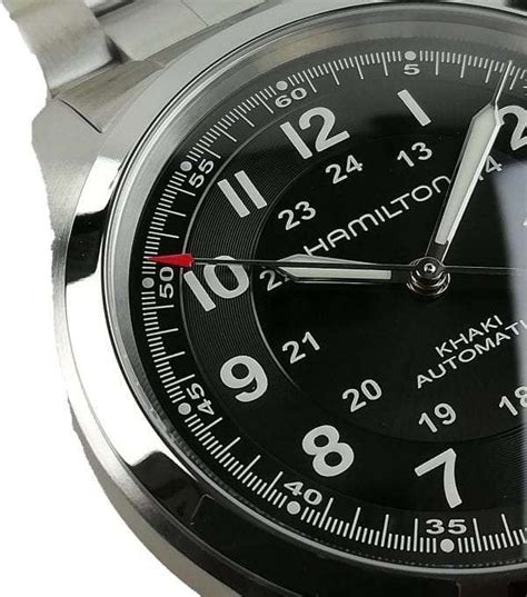 Hamilton Khaki Field Automatic Black Dial Steel Watch H70455133