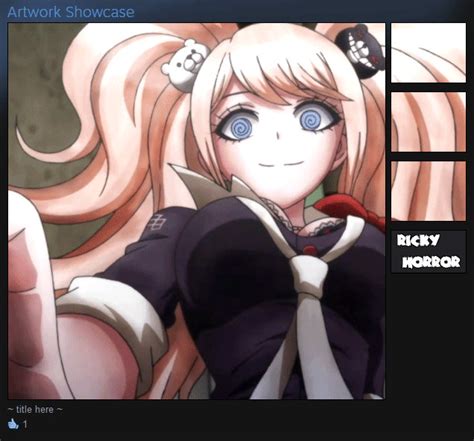 Hypnotic Junko Enoshima Animated Steam Showcase By Rickyhorror On