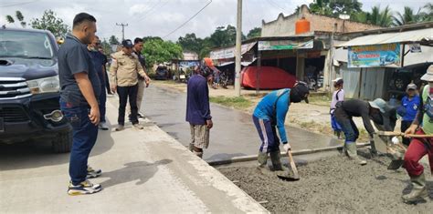 Pengerjaan Jalan Nasional Simpang Niam Harus Sesuai Speknya Aspan