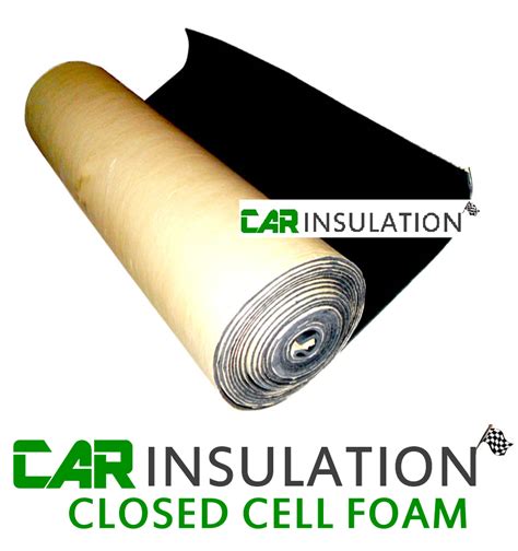 8 Sheets Car Sound Deadening Closed Cell Foam 3mm Insulation And Automotive Grade Foam Sealing Tape