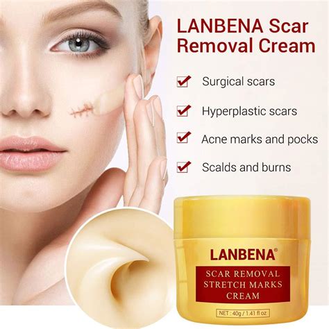 LANBENA Acne Scar Removal Cream - Herbal Gel for Surgical Scars, Burns ...