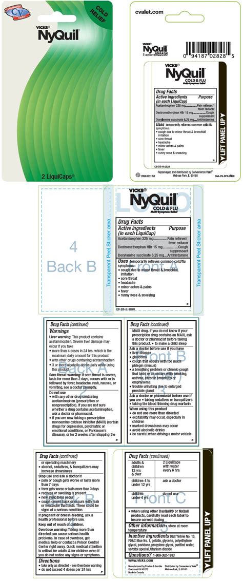 Nyquil Severe Dosage Chart - Reviews Of Chart