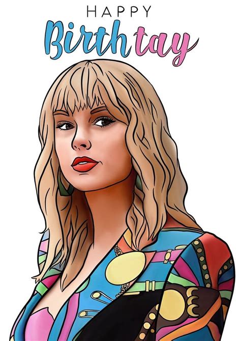 Taylor Swift Birthday Card Etsy Taylor Swift Birthday Card Taylor