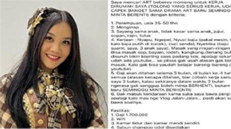 Profil Cleopatra Djapri Eks Jkt Yang Viral Buka Loker Art Gaji Rp