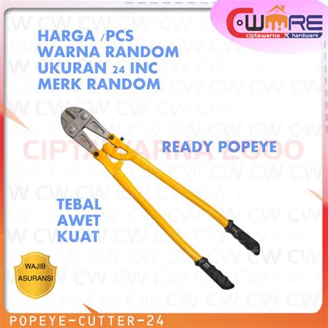 Jual Gunting Pemotong Beton Besi Kawat Rantai Bangunan Bolt Cutter 24