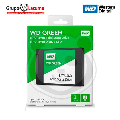 Disco Solido Western Digital Tb Green Sata Gb S Mm Wds T G A