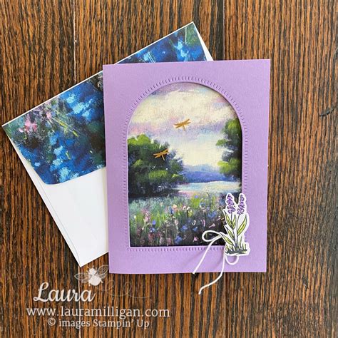 Video Tutorial A Beautiful Card With Meandering Meadow Suite