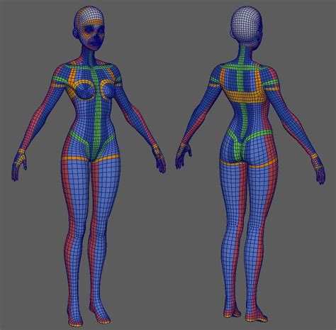 Topology For Feedback Topology Character Modeling Low Poly Models