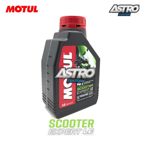 Jual MOTUL Oli Motor SCOOTER EXPERT LE 4T 10W40 JASO MB API SM 0 8L Oli