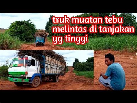 Truk Muatan Tebu Melewati Tanjakan Dan Juga Menikung YouTube