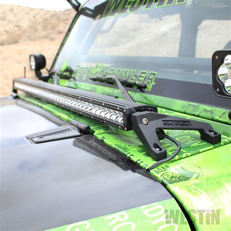 Jeep Wrangler LED Light Bar Cowl Mount Westin Automotive Products Inc