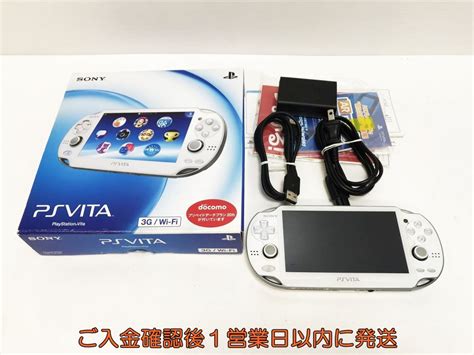 1円 Psvita 本体箱 セット 3gwi Fi モデル ホワイト Pch 1100 Sony Playstation Vita 初期化