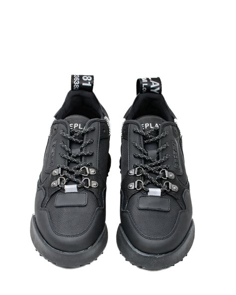 Sneakers Replay Field Speed Two Gms P C L Black