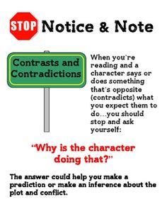 Notice and Note Signposts - Mrs. Calkins