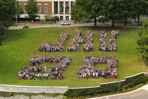 2020 Vision New Johns Hopkins Students Gather For Annual Class Photo Hub