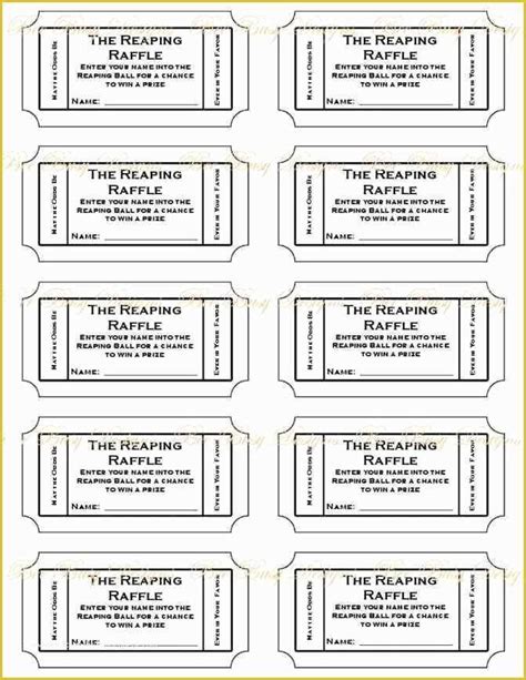 Numbered event Ticket Template Free Of Ticket Stub Template | Heritagechristiancollege