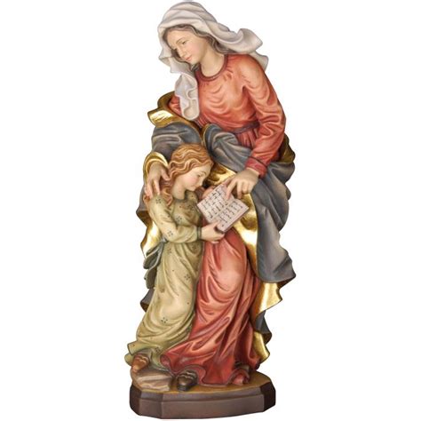 St Mother Anne Female Saints Wood Carving 12 Cm Colored Acquisto