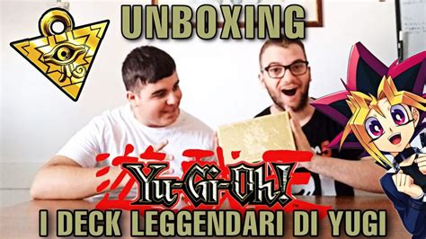 Unboxing Yu Gi Oh I Deck Leggendari Di Yugi Youtube