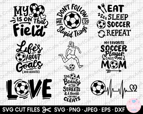 Soccer Svg Bundle Cricut Shirt - Etsy