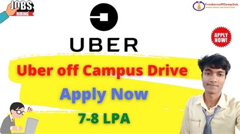 Uber Hiring Off Campus Recruitment Drive For Freshers As Software